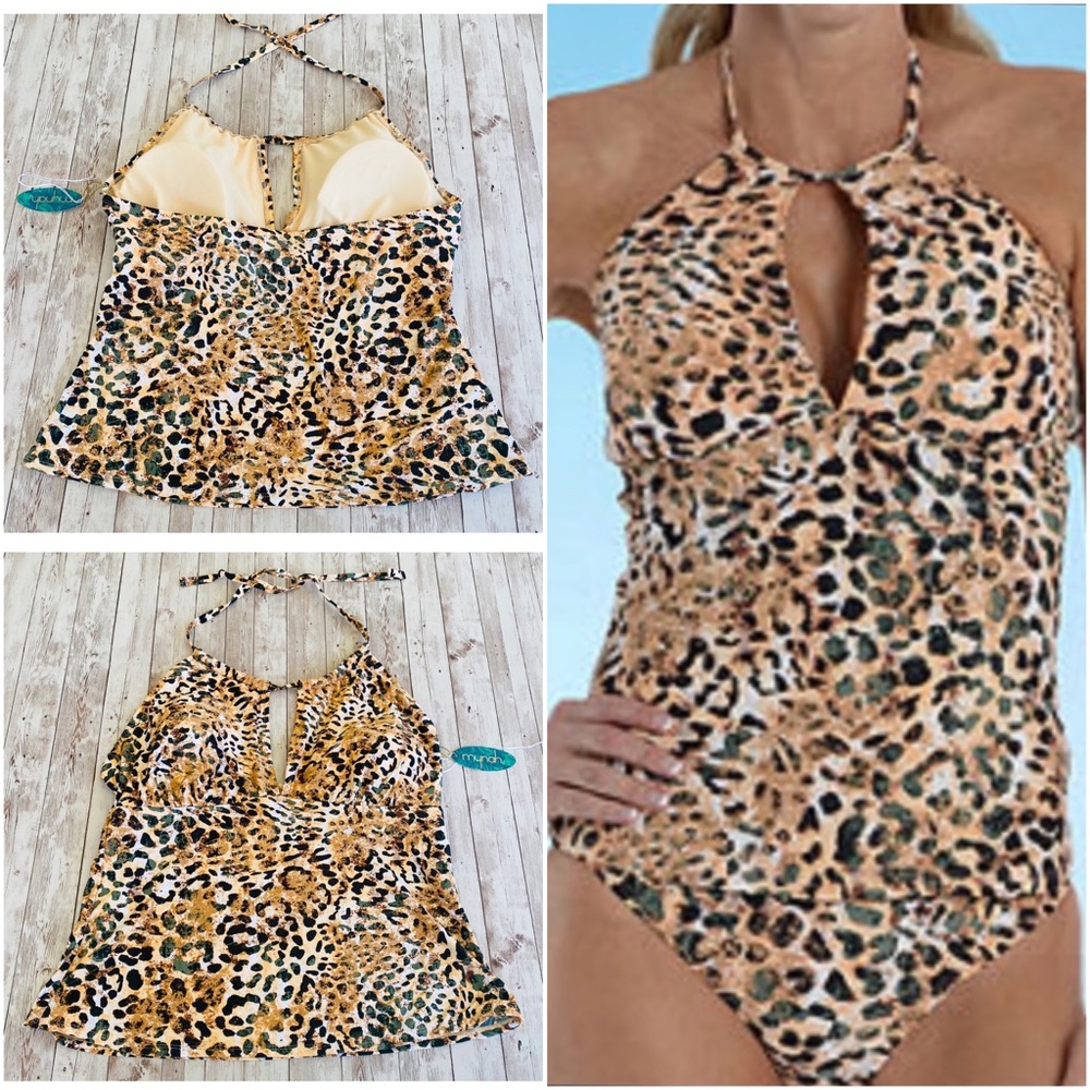 🔆 Mynah Eucalyptus Tankini Top